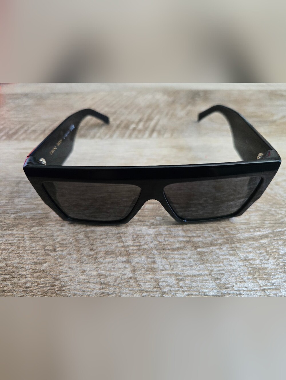 Celine CL40092I Black Geometric Shield Sunglasses - Picture 3 of 5
